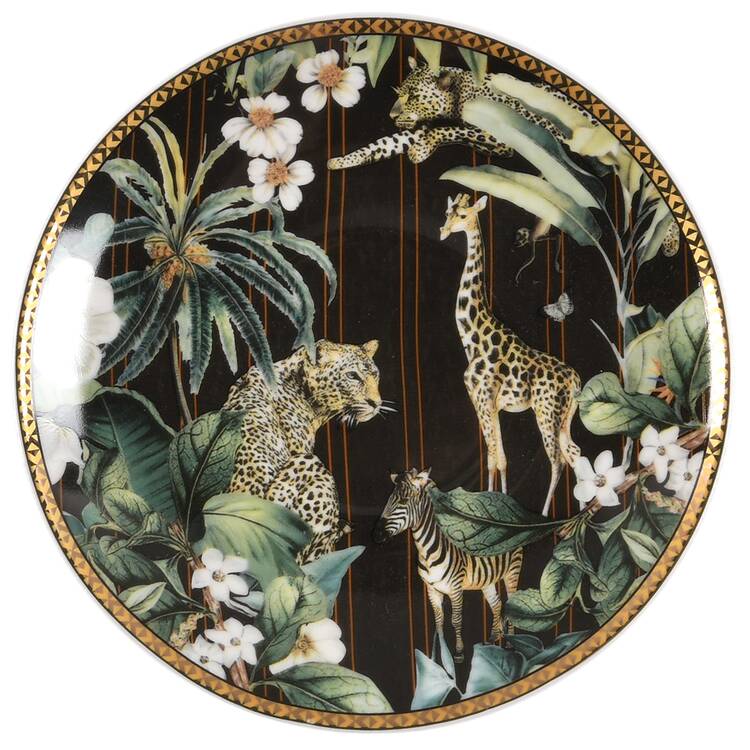 Tropical Black Animal by Grace's Teaware