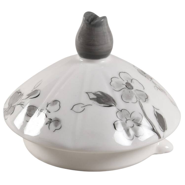 Botanical Birds Lid for Teapot