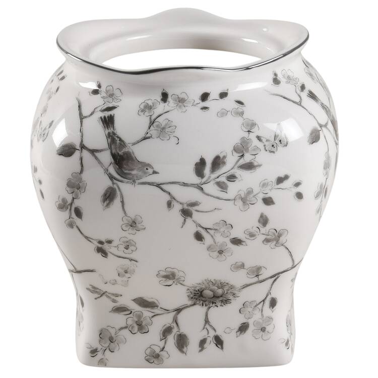 Botanical Birds Medium Canister No Lid