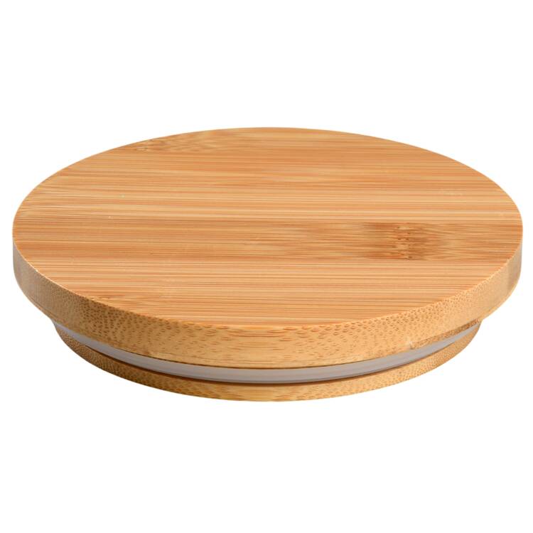 Black Dahlia Wood Lid for Medium Canister