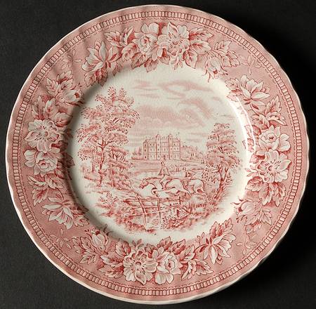 England's Heritage Pink Bread & Butter Plate