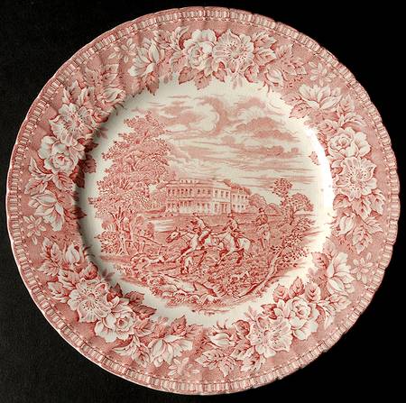England's Heritage Pink Salad Plate