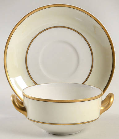 Adelphi Flat Bouillon Cup & Saucer