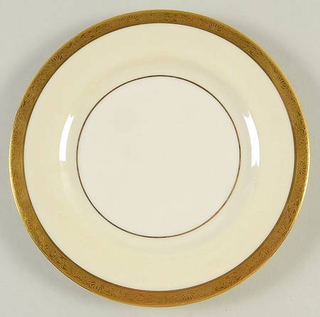 Aladdin (Gold Encrusted) Salad Plate