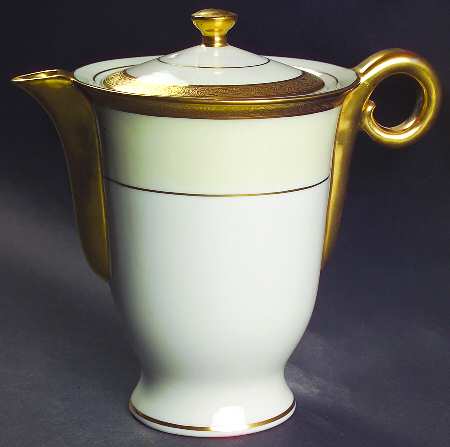 Aladdin (Gold Encrusted) Coffee Pot & Lid