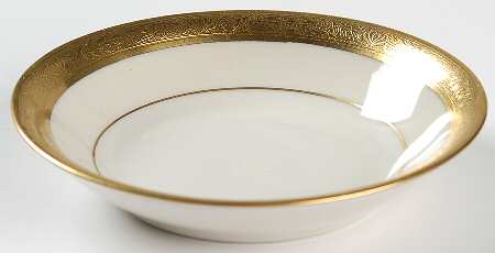 Aladdin (Gold Encrusted) Fruit/Dessert (Sauce) Bowl