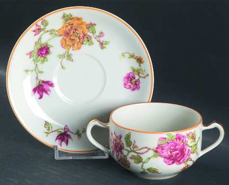 Alsace Flat Bouillon Cup & Saucer