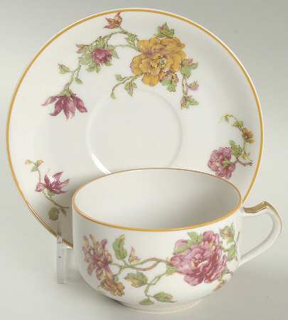 Alsace Flat Cup & Saucer Set