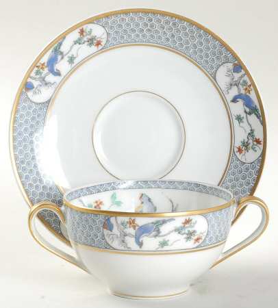 Ambazar Flat Bouillon Cup & Saucer