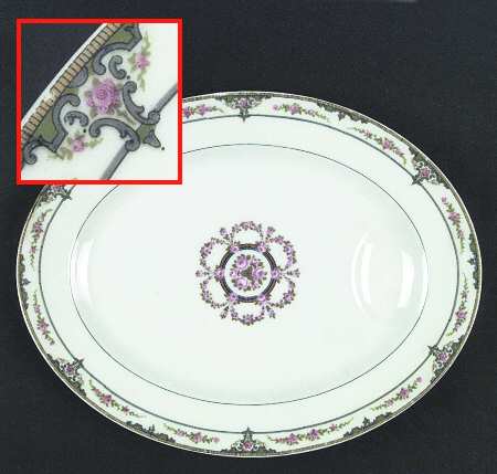 Amiens 11" Oval Serving Platter