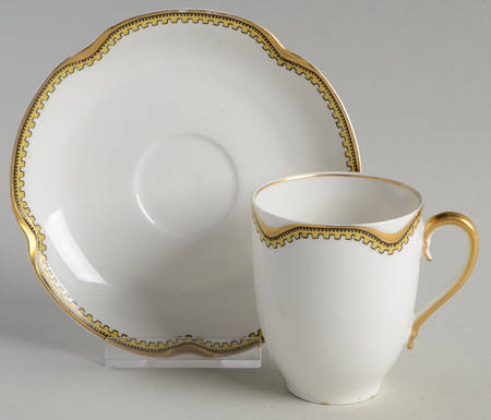 Anjou Flat Demitasse Cup & Saucer Set