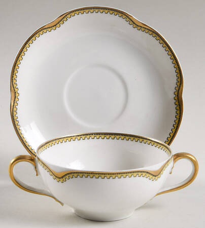 Anjou Flat Bouillon Cup & Saucer