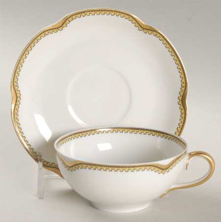 Anjou Flat Cup & Saucer Set