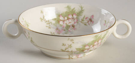 Apple Blossom (New York) Flat Cream Soup Bowl