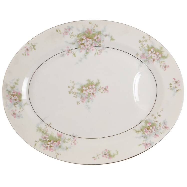 Apple Blossom (New York) 13" Oval Serving Platter
