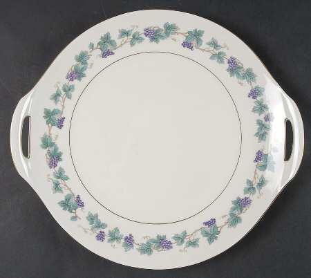 Arbor Handled Cake Plate