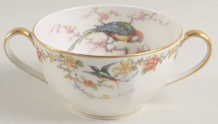 Arcadia (France With Birds) Flat Bouillon Cup