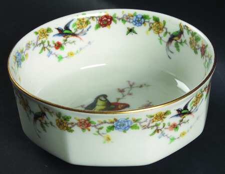 Arcadia (France With Birds) Cranberry Bowl