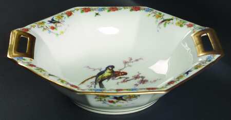Arcadia (France With Birds) 10" Octagonal Vegetable Bowl