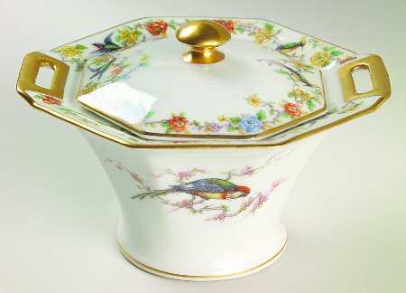 Arcadia (France With Birds) Sugar Bowl & Lid