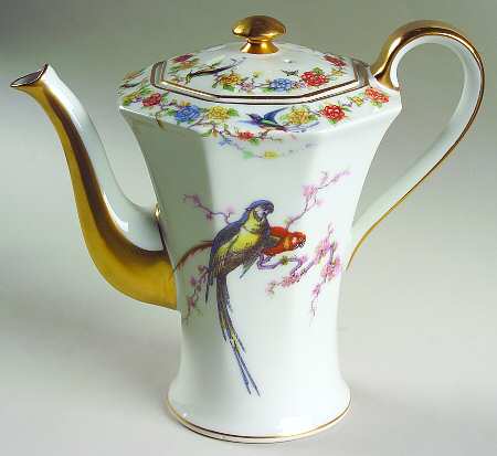 Arcadia (France With Birds) Coffee Pot & Lid