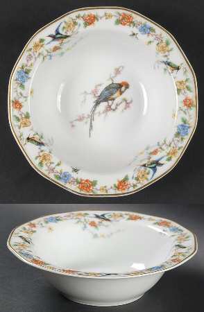Arcadia (France With Birds) Rim Cereal Bowl