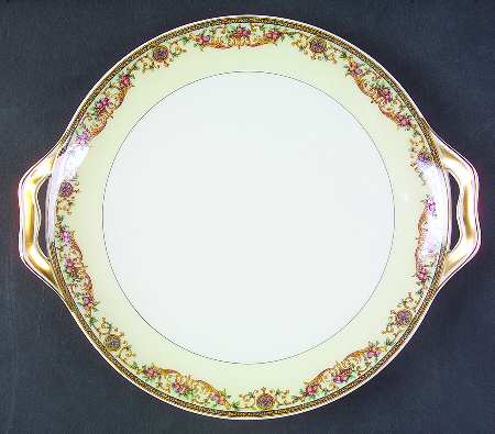 Arcadia (H and Co, No Birds) Handled Cake Plate