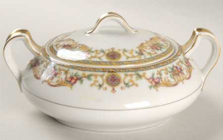 Arcadia (H and Co, No Birds) Sugar Bowl & Lid