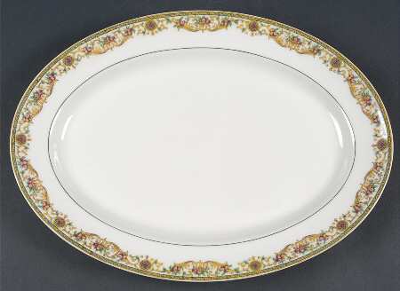 Arcadia (H and Co, No Birds) 13" Oval Serving Platter