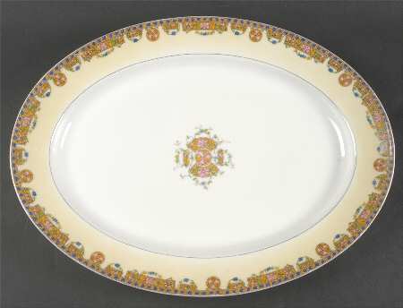 Argonne 16" Oval Serving Platter by Haviland