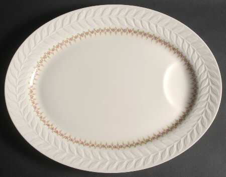 Ashley (Regent's Park Shape) 16" Oval Serving Platter by Haviland