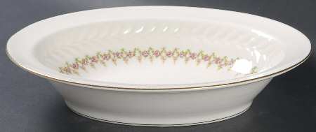 Ashley (Regent's Park Shape) 9" Oval Vegetable Bowl by Haviland