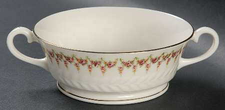 Ashley (Regent's Park Shape) Footed Cream Soup Bowl