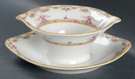 Astra Gravy Boat with Attached Underplate