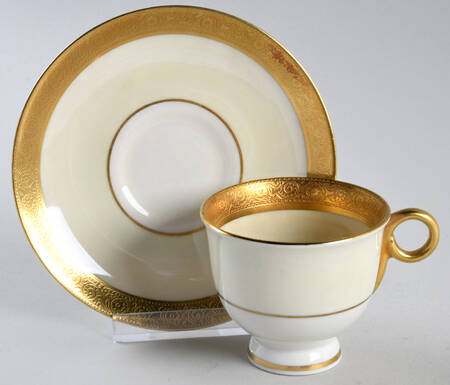 Athens Footed Demitasse Cup & Saucer Set