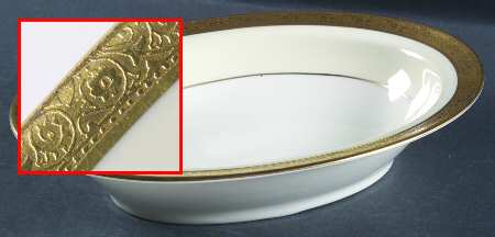 Athens 9" Oval Vegetable Bowl