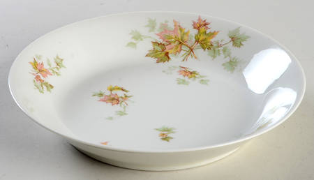 Autumn Leaf (Smooth, Gold Trim) Coupe Soup Bowl