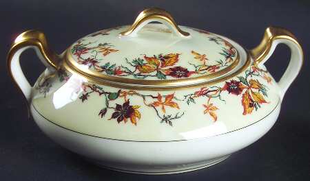 Autumn Sugar Bowl & Lid