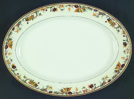 Autumn 13" Oval Serving Platter