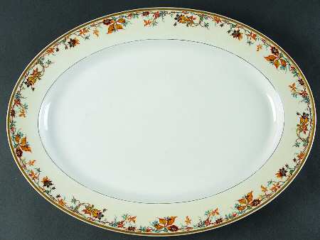Autumn 16" Oval Serving Platter