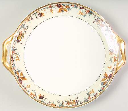 Autumn Handled Cake Plate