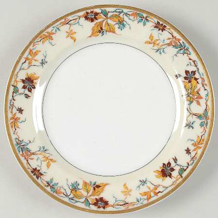 Autumn Bread & Butter Plate
