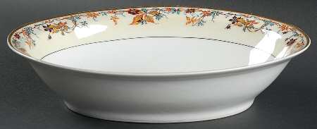 Autumn 10" Oval Vegetable Bowl