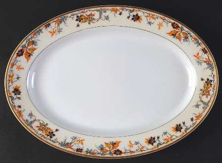 Autumn 11" Oval Serving Platter