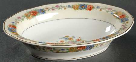 Azay Le Rideau 9" Oval Vegetable Bowl