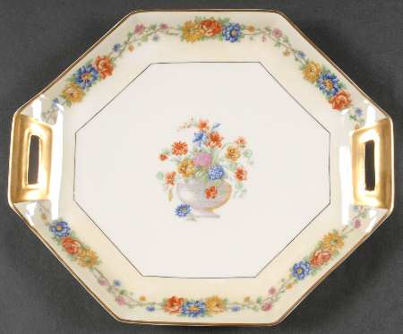 Azay Le Rideau Handled Cake Plate