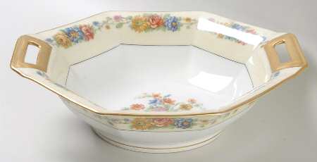 Azay Le Rideau 9" Octagonal Vegetable Bowl