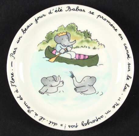 Babar Child's Plate by Haviland