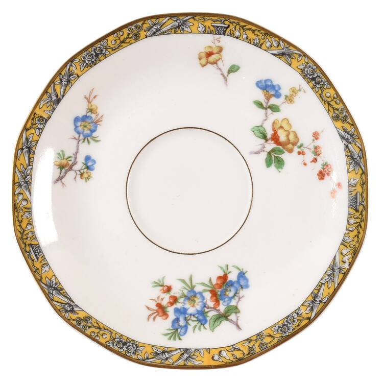 Bamboo (Bird In Center) Saucer
