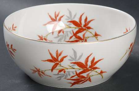 Bamboo (Rust Bamboo Shoots) 6" Round Vegetable Bowl